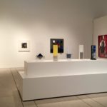 Installation view, Vapor and Vibration: The Art of Larry Bell and Jesús Rafael Soto, Tampa Museum of Art
